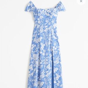 Abercrombie Blue Floral Maxi Dress